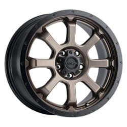 Ultra 219 Nemesis Dark 17x8 5x100 35 ET 63.3 CB Satin Bronze w/Satin Black Lip & Clear-Coat