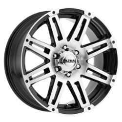 Ultra 226 Machine 16x8 6x139.7 10 ET 106.1 CB Gloss Black w/ Diamond Cut Face & Clear Coat