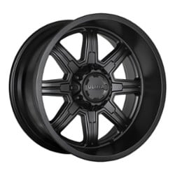 Ultra 229 Menace 15x8 5x139.7/5x127 -19 ET 87 CB Satin Black w/ Satin Clear Coat