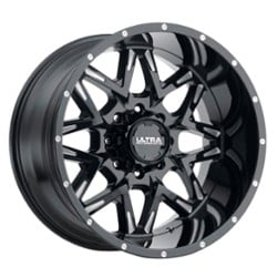 Ultra 254 Carnivore 20x9 6x139.7/6x135 1 ET 106.1 CB Gloss Black w/ Milled Accents