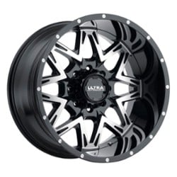 Ultra 254 Carnivore 20x9 6x139.7/6x135 1 ET 106.1 CB Gloss Black w/ Diamond Cut Face