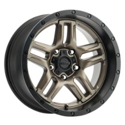 Ultra 258 Prowler Jeep Dark 17x9 5x114.3 -12 ET 71.5 CB Satin Bronze w/Satin Black Lip