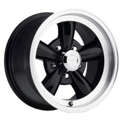 Vision 141 Legend 5 15x7 5x120.65 -7 ET 83 CB Gloss Black Machined Lip