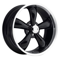 Vision 142 Legend 5 17x7 5x115 6 ET 83 CB Gloss Black Machined Lip