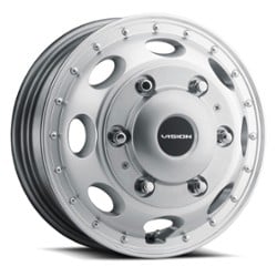 Vision 181Z Van Dually Front 16x5.5 6x205 120 ET 161.1 CB Hyper Silver