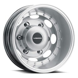 Vision 181Z Van Dually Rear 16x5.5 6x205 -126 ET 161.1 CB Hyper Silver