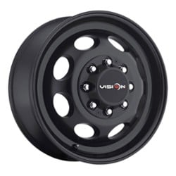 Vision 181NR Van Dually Front 19.5x6.75 8x170 102 ET 125.2 CB Matte Black