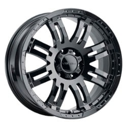 Vision 375 Warrior 16x8 8x165.1 -6 ET 125.2 CB Gloss Black