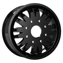 Vision 401 Rival Dually Inner 20x8.25 8x165.1 110 ET 116.7 CB Satin Black