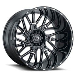 Vision 404 Brawl 20x9 5x127 10 ET 78.1 CB Gloss Black Milled Spoke