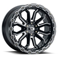 Vision 405 Korupt 16x8 5x127 0 ET 78.1 CB Gloss Black Milled Spoke