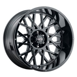 Vision 412 Rocker 18x9 8x180 12 ET 124.2 CB Gloss Black