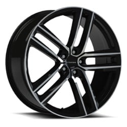 Vision 475 Clutch 19x8.5 5x120 35 ET 74.1 CB Black Machined