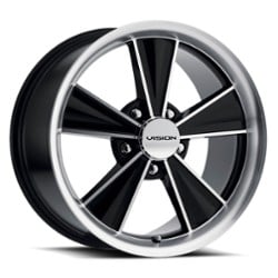 Vision Dazzler 17x9 5x114.3 45 ET 70.6 CB Gloss Black Mirror Machined Face