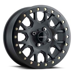 Vision GV8 Beadlock Invader ATV 15x6 4x110 38 ET 86 CB Satin Black