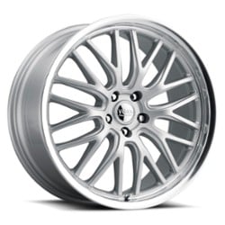 Voxx Masi 17x7.5 5x108 40 ET 73.1 CB Silver Mirror Mach Lip