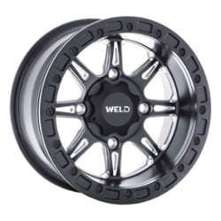 Weld UTV Cheyenne UTV U511 15x8 4x136 44 ET 99.9 CB Satin Black Milled