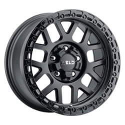 Weld Off-Road Cinch W104 20x9 5x127/5x139.7 0 ET 87.1 CB Satin Black / Gloss Black