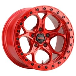 Weld Off-Road Ledge Beadlock W906 17x9 5x127 -12 ET 71.5 CB Red / Candy Red Ring