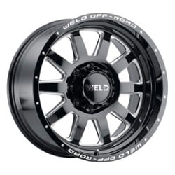 Weld Off-Road Stealth W102 18x9 8x165.1 -12 ET 125.1 CB Gloss Black Milled