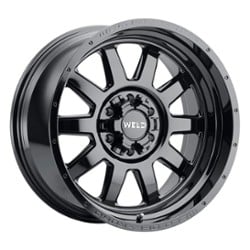 Weld Off-Road Stealth W168 20x9 6x135/6x139.7 0 ET 106.1 CB Gloss Black