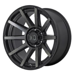 XD Series XD847 Outbreak 17x8 5x114.3 35 ET 72.56 CB Satin Black / Gray Tint