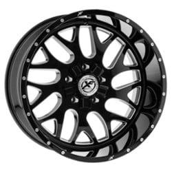 XF Off-Road XFX-301 20x9 6x135/6x139.7 0 ET 108 CB Gloss Black Milled