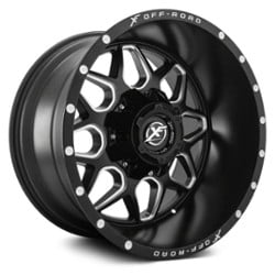 XF Off-Road XF-202 20x10 5x114.3/5x127 -12 ET 78.1 CB Matte Black Milled