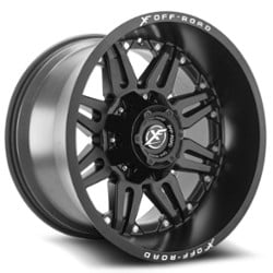 XF Off-Road XF-204 17x9 6x135/6x139.7 12 ET 108 CB Matte Black