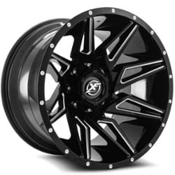 XF Off-Road XF-218 20x9 5x127/5x139.7 0 ET 78.1 CB Gloss Black Milled