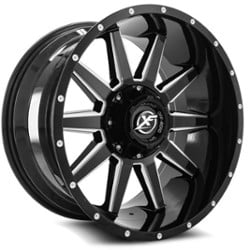 XF Off-Road XF-219 17x9 5x127/5x139.7 0 ET 78.1 CB Gloss Black Milled