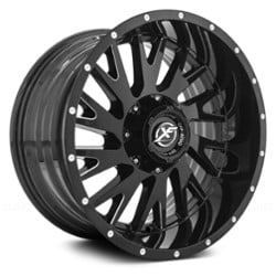 XF Off-Road XF-221 20x10 6x135/6x139.7 -24 ET 108 CB Gloss Black Milled