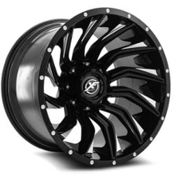 XF Off-Road XF-224 24x14 5x127/5x139.7 -76 ET 78.1 CB Gloss Black Milled