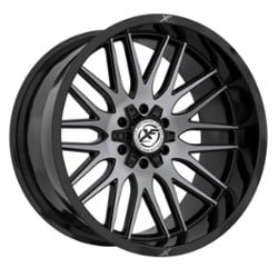 XF Off-Road XF-240 20x9 Blank 6 Lug 0 ET 125.2 CB Gloss Black Brushed