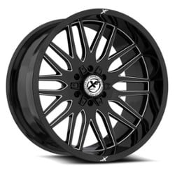 XF Off-Road XF-240 20x10 Blank 6 Lug -12 ET 125.2 CB Gloss Black Milled