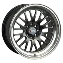 XXR 531 15x8 4x100/4x114.3 0 ET 73.1 CB Chromium Black / Machined Lip