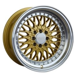 XXR 536 15x8 4x100/4x114.3 0 ET 73.1 CB Hyper Gold / Machined Lip