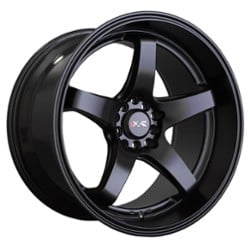 XXR 555 17x8 5x100/5x114.3 35 ET 73.1 CB Flat Black