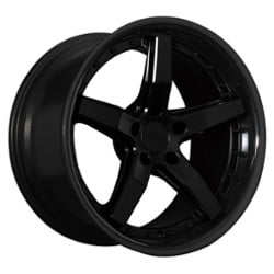 XXR 569 18x10 5x100 35 ET 73.1 CB Flat Black / Gloss Black Lip