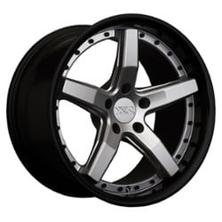 XXR 569 18x10 5x114.3 20 ET 73.1 CB Silver / Gloss Black Lip