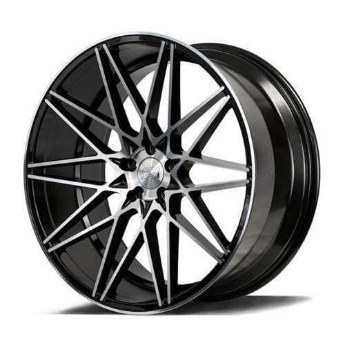 Axe Alloy 1AV ZX4 20x9 5x114.3 38 ET 73.1 CB Gloss Black Machined (AXEZX49020114538ZX4BP)