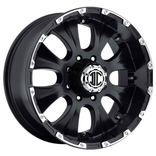 2Crave NX2 22x9 5x139.7 18 ET 78.3 CB Satin Black Machined (NX22295TT+18MM)