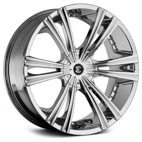 2Crave Number 28 22x10.5 5x114.3/5x120 38 ET 74.1 CB Chrome (N282215L38JC)