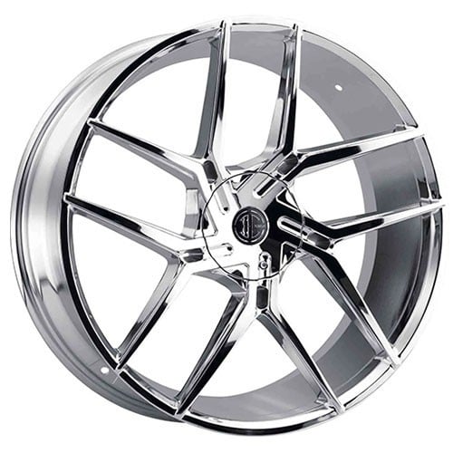 2Crave Number 51 22x9 5x112/5x114.3 38 ET 74.1 CB Chrome (N512290I38JC)