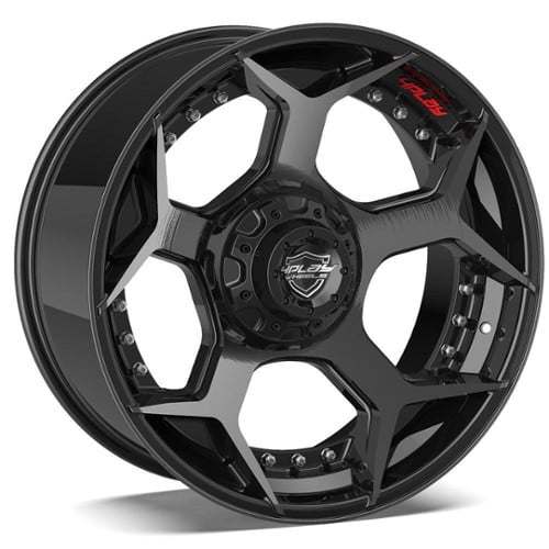 4Play 4P50 20x10 8x170 -24 ET 124.9 CB Brushed Black (4P5020100817024BBT)