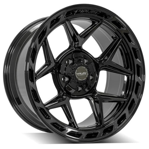 4Play 4P55 24x12 6x135/6x139.7 -44 ET 106.1 CB Brushed Black (4P55241206D5544BBT)