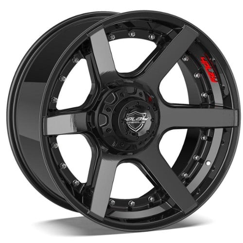 4Play 4P60 22x10 8x170 -24 ET 124.9 CB Brushed Black (4P6022100817024BBT)