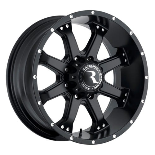 Raceline 991B Assault 16x8 8x170 0 ET 125.2 CB Black (991B-68081-00)