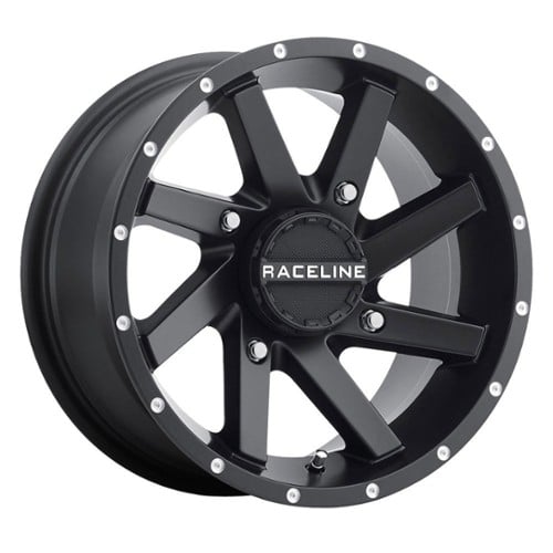 Raceline A82B Twist ATV/UTV 14x7 4x110 0 ET 83.8 CB Black (A82B-47011-52)