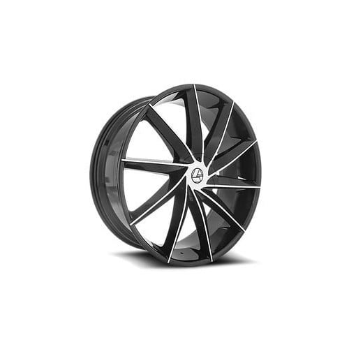 Azara AZA 506 26x9.5 5x115/5x120 34 ET 78.1 CB Gloss Black Machined (AZA50626955115120+34BM)